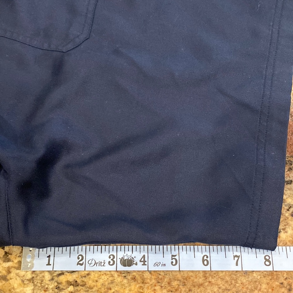 Lauren Ralph Lauren, Sz 20W, Dark Navy Blue Elastic Waste w/ tie wrap, 4-pockets - Picture 9 of 16